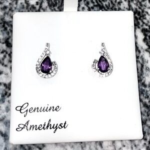 Amethyst earrings NEW